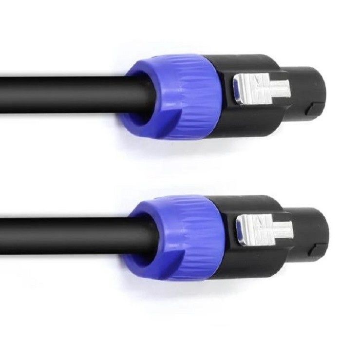 スピークオン・トゥ・スピークオン スピーカーケーブル 4コア スピーカーケーブル 12AWGパッチコード 12Gauge DJワイヤー