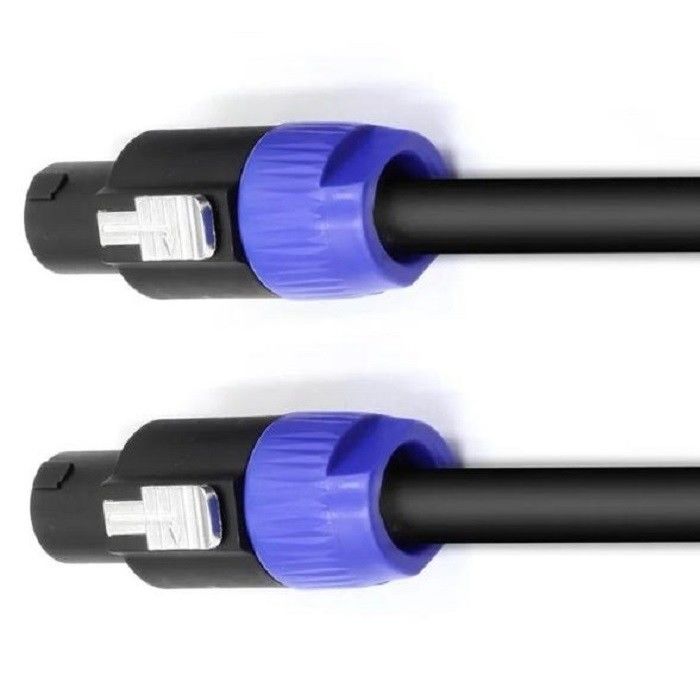 2.5mm スピーカーワイヤ トゥ スピーカー 12 AWG スピーカーパッチコード 12 ゲージ DJワイヤ