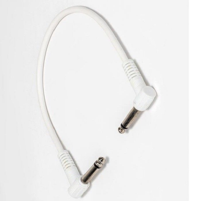 電気ギターパッチケーブル 楽器ケーブル 6色パック 1/4インチ 右型ギターペダルリード