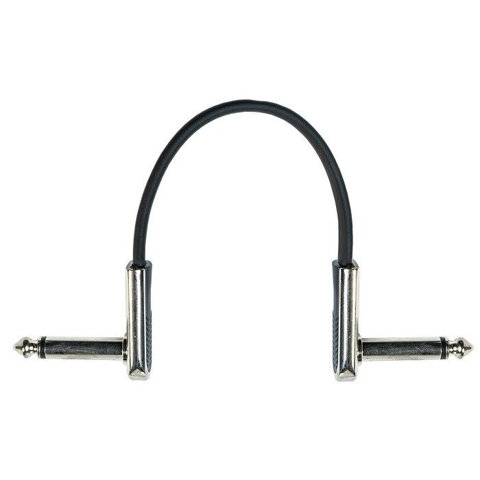 6.35mm 右ニッケル効果 ペダルリード 楽器ケーブル 2個セット バスパッチケーブル