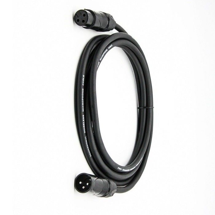 5m 6m XLR マイクロフォンケーブル OFC コンダクター マイクコード 3ピン XLR-XLR 黒線