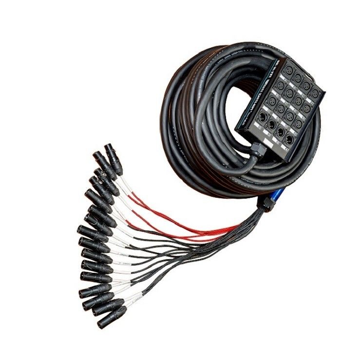 大量オーディオ 蛇ケーブル 多チャンネル 低プロフィール XLR 送信回路板 XLR スプリッター 100 フィート