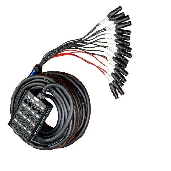 マルチチャネルオーディオ XLR Snake 100ft 16チャネルケーブル XLR スプリッターケーブル 録音用