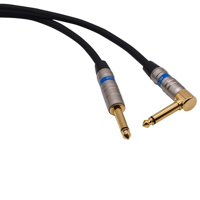 音響楽器ケーブル バス用電動ギター用アンプコード 1/4インチ直角