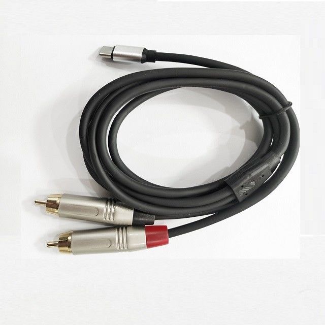 DAC Cタイプからダブル RCA Y スプリッターケーブル 内蔵 強力な DAC チップ