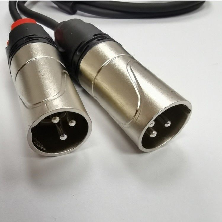 DAC Cからダブル XLR メス・オーディオケーブル Y スプリッタ